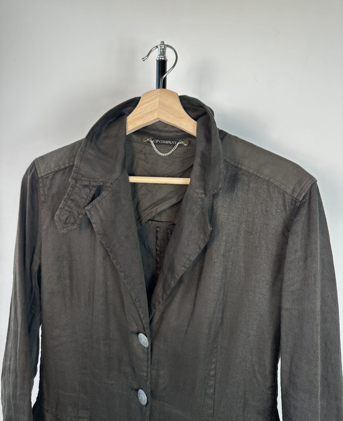 C.P. Company Archival C.P. Company 2006 Linen-Nylon Blend Blazer Jacket Size US S / EU 44-46 / 1 - 2 Thumbnail