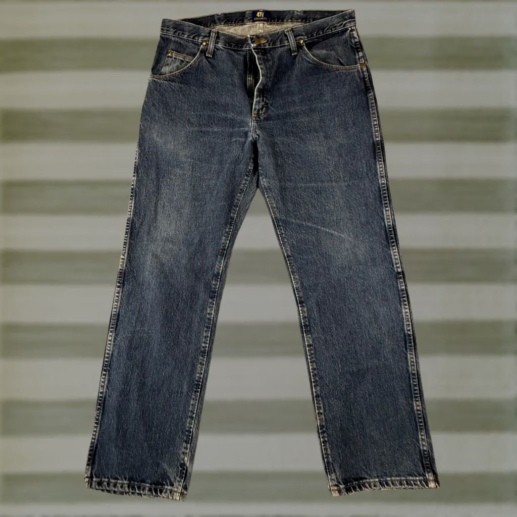 Wrangler Wrangler Jeans Mens 36x30 Blue Denim Regular Fit Straight Leg Cowboy Cut 47MWZWD Jeans Size US 36 / EU 52 - 1 Thumbnail