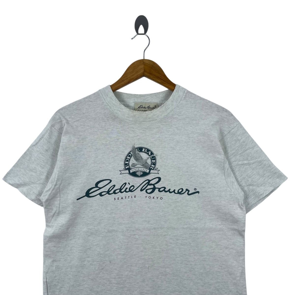 Eddie Bauer × Vintage Vintage 90s EDDIE BAUER Tshirt Size US S / EU 44-46 / 1 - 2 Thumbnail