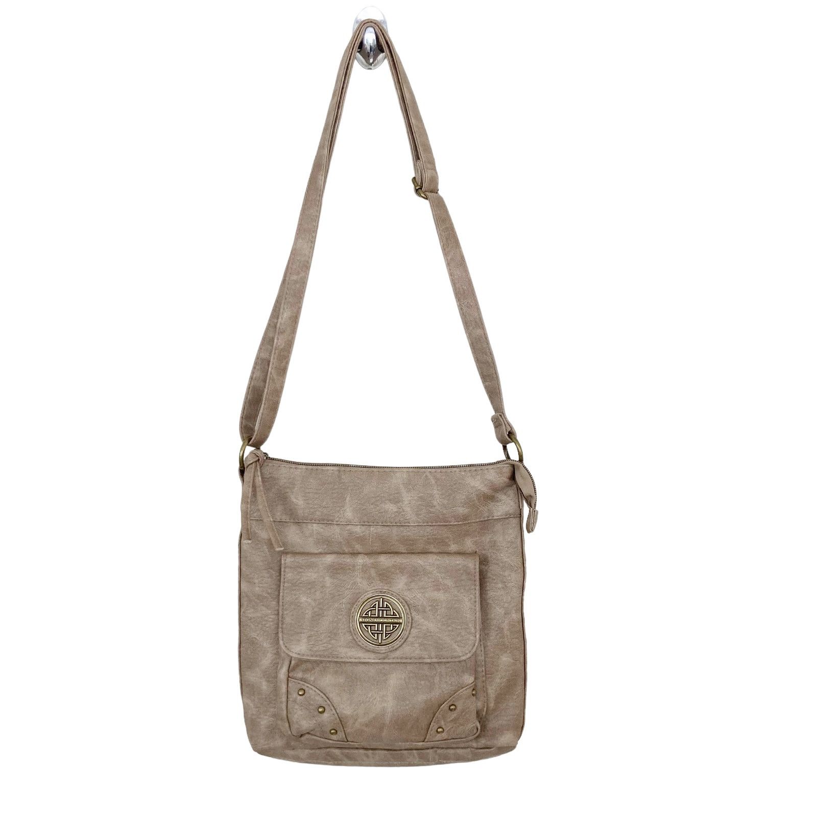 Other Stone Mountain Tan Faux Leather Crossbody Bag Size ONE SIZE - 8 Thumbnail