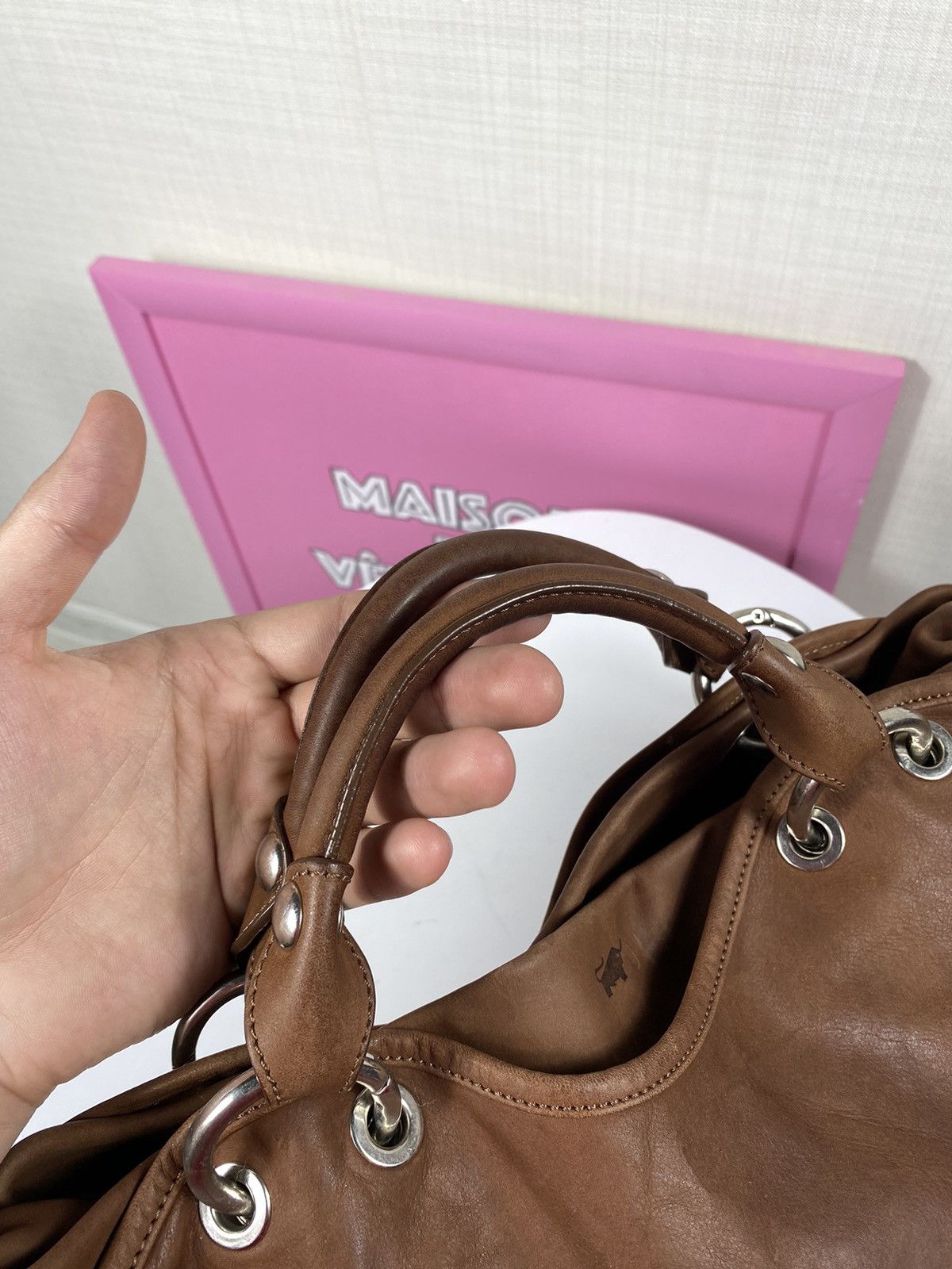 Designer Braun Buffel Leather Handbag Size ONE SIZE - 14 Thumbnail