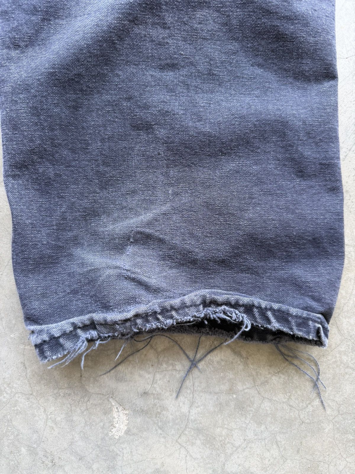 Carhartt Faded Distressed Navy Carhartts Size US 33 - 6 Thumbnail