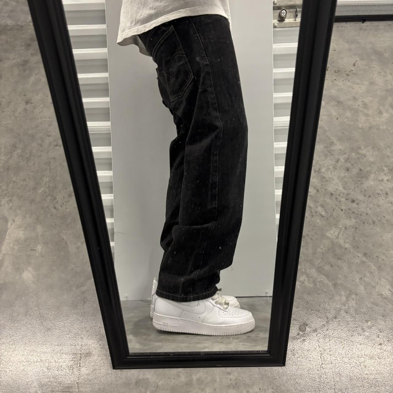 Levi's × Vintage Crazy Vintage Y2K/2000s Grunge Black Levis Essential Denim Jeans! Size US 30 / EU 46 - 2 Thumbnail