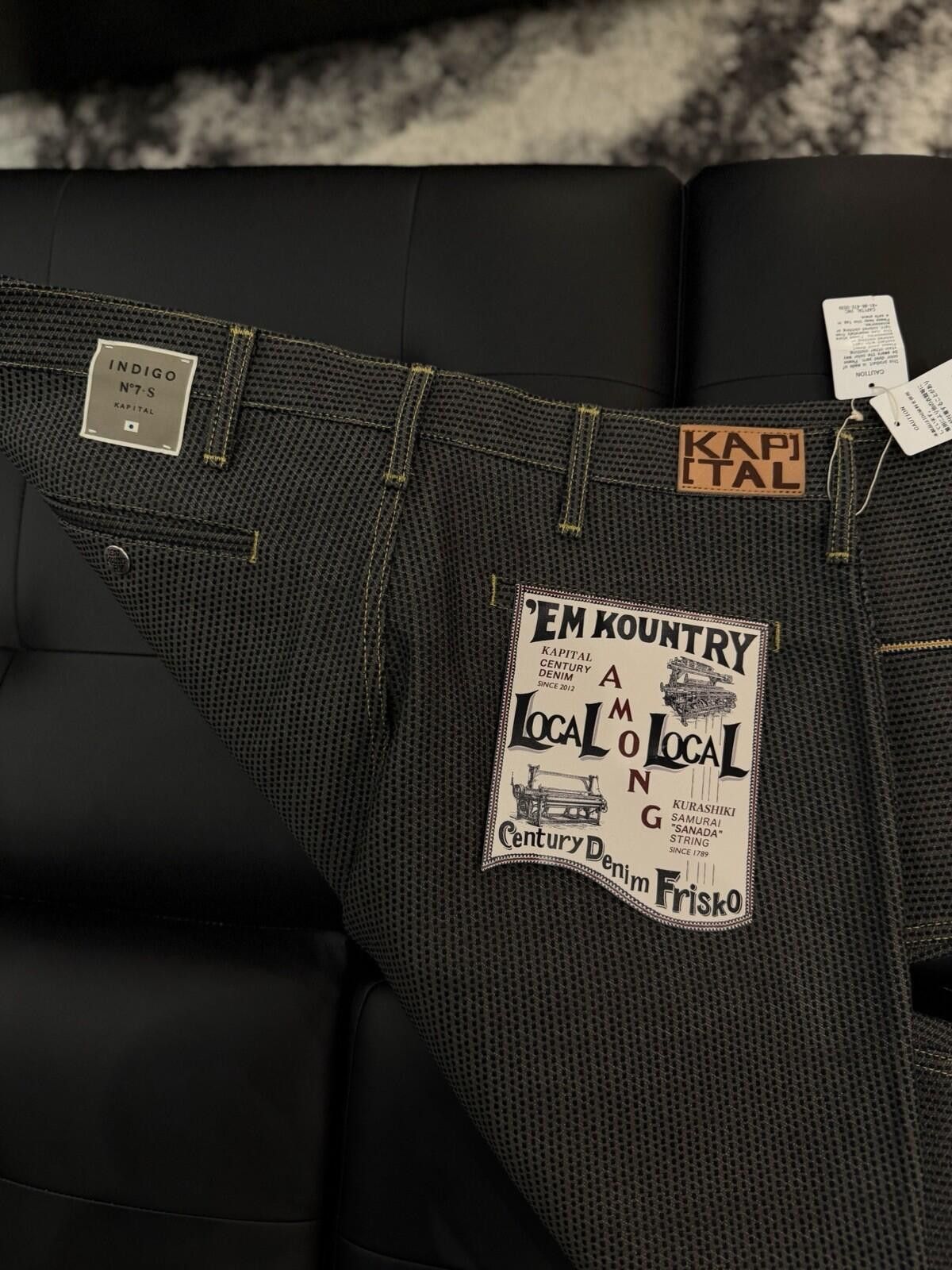 Kapital Kapital Century Denim Monkey Cisco Jeans Indigo No.7 Size 38 Size US 38 / EU 54 - 8 Thumbnail