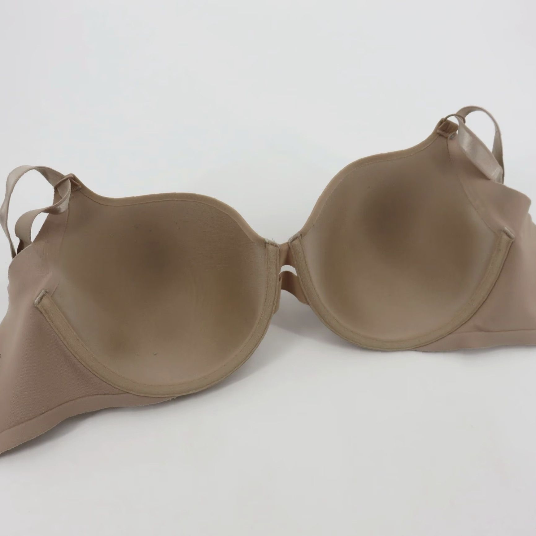 Vintage Warners 38C 01356 No Side Effects Full Coverage Underwire Bra Solid Beige Lined Size ONE SIZE - 7 Thumbnail