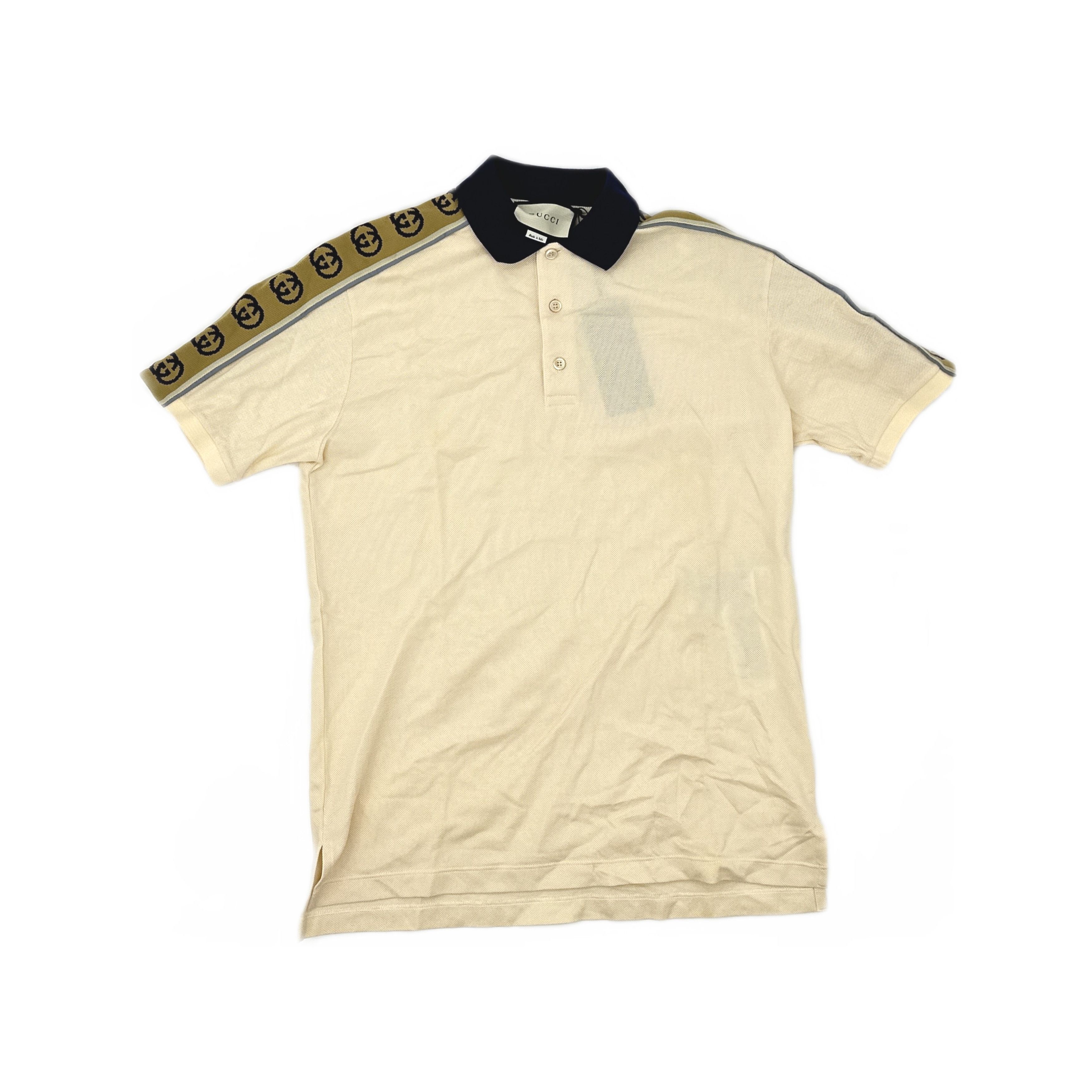 Gucci Gucci Logo Trim Polo Shirt Size M Size US M / EU 48-50 / 2 - 1 Thumbnail