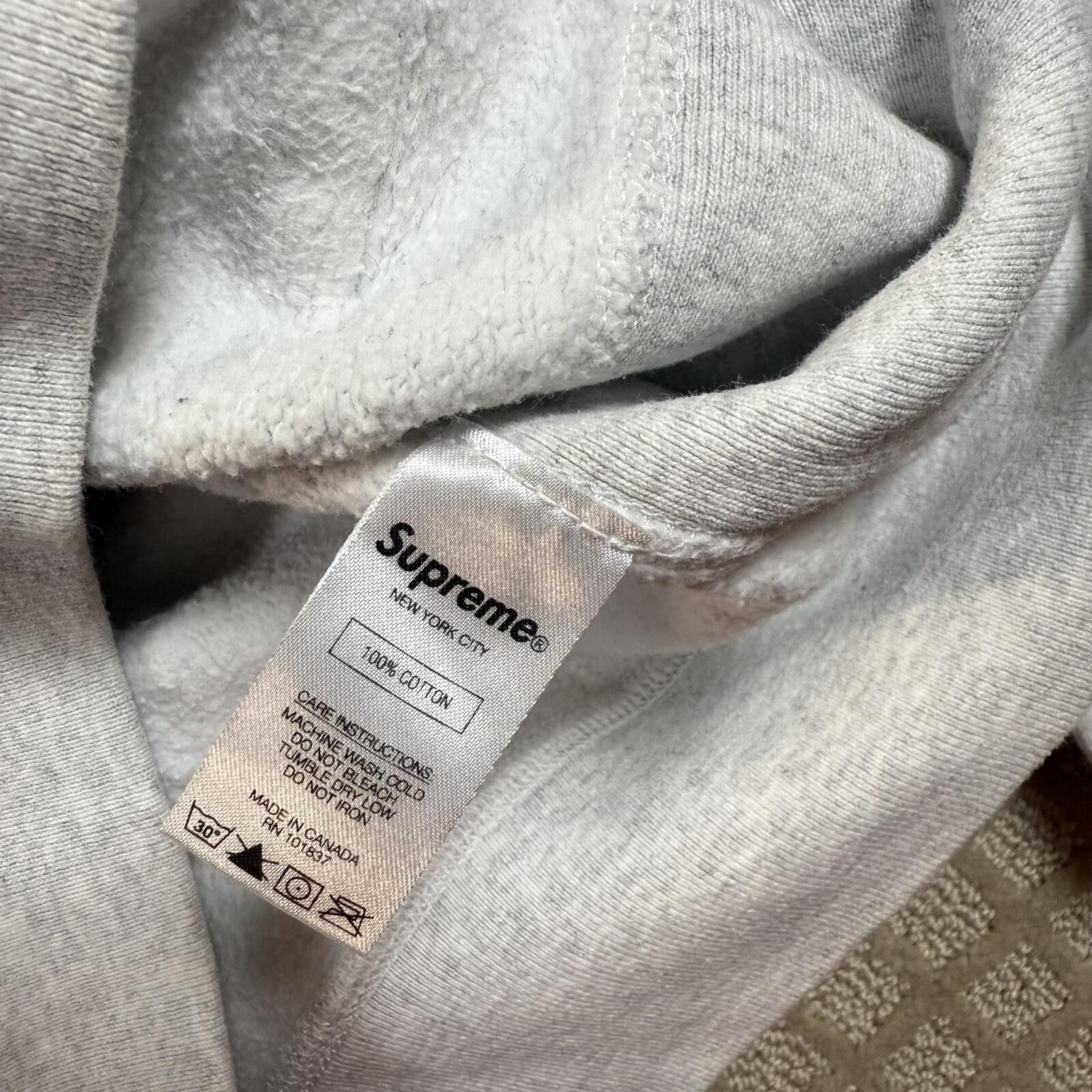 Supreme Supreme S Logo Hoodie FW19 Heather Grey Small Size US S / EU 44-46 / 1 - 4 Thumbnail
