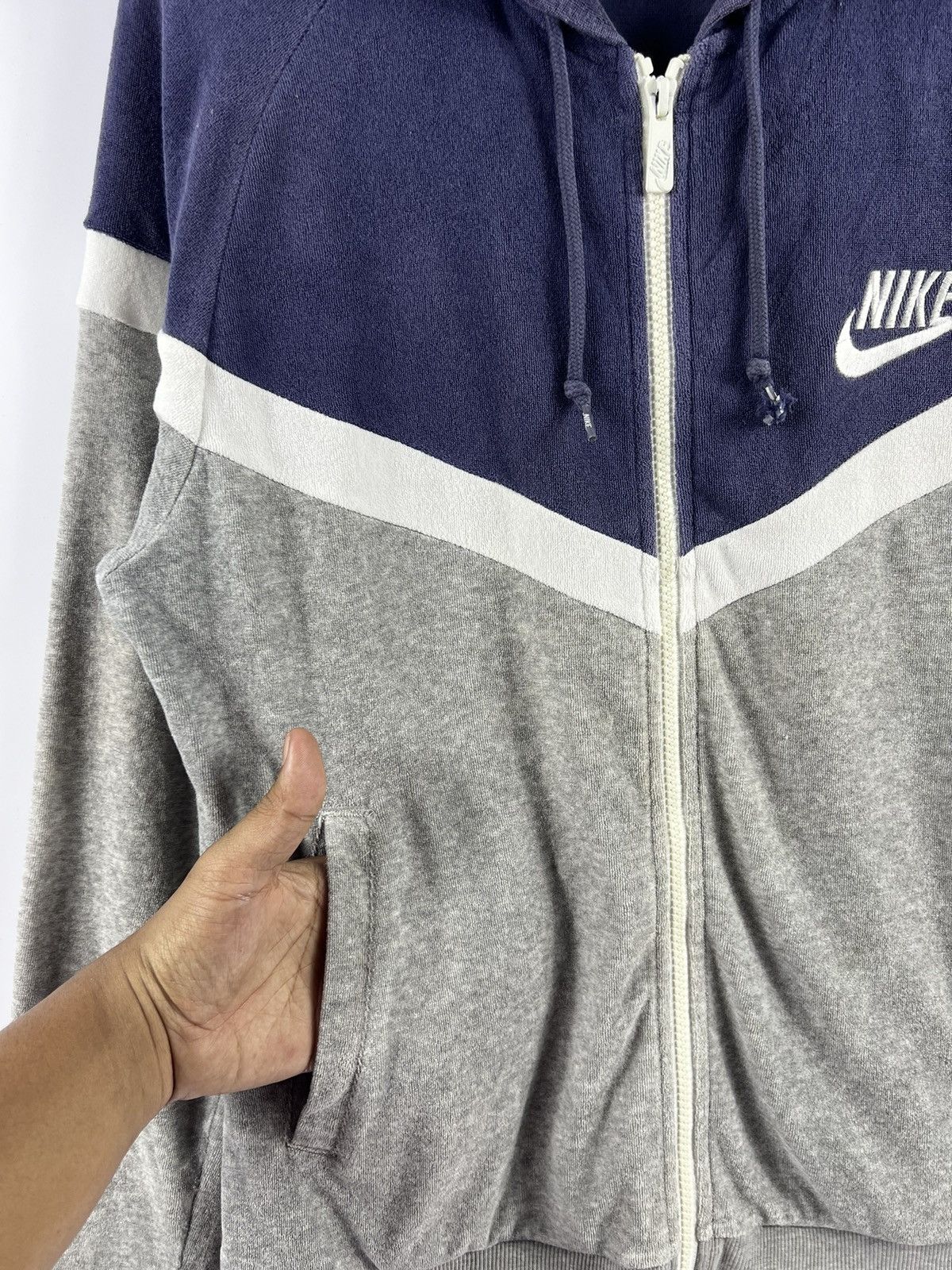 Nike 🔥 Vintage Y2K Nike sweat hoodie zipper - M Size US S / EU 44-46 / 1 - 4 Thumbnail