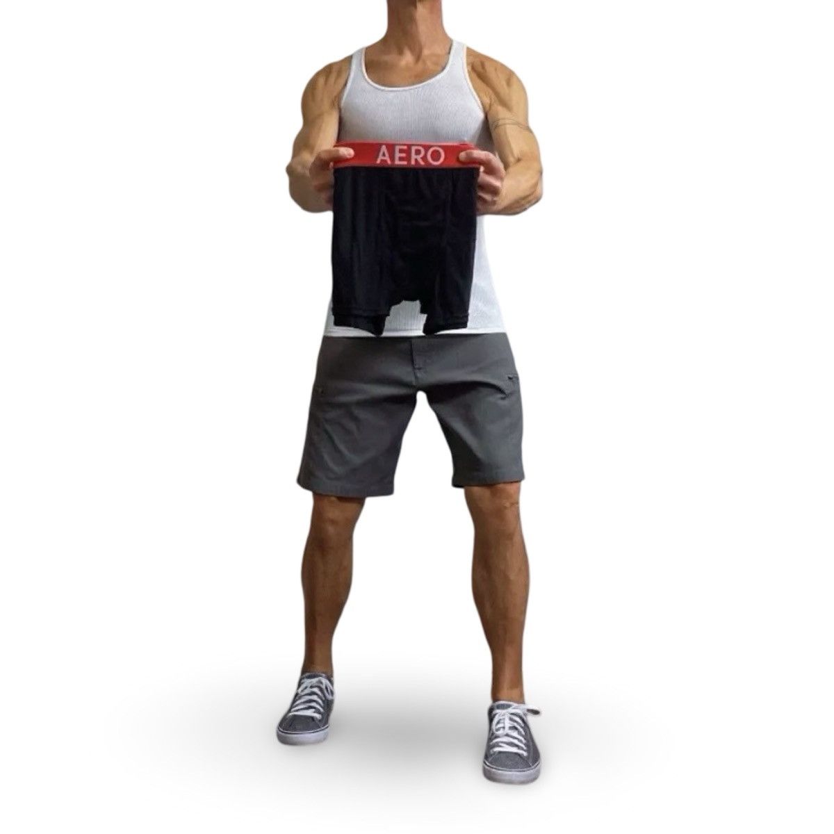 Aeropostale Aeropostale Men’s Black / Red Boxer Briefs Size Large Size 36 - 2 Thumbnail