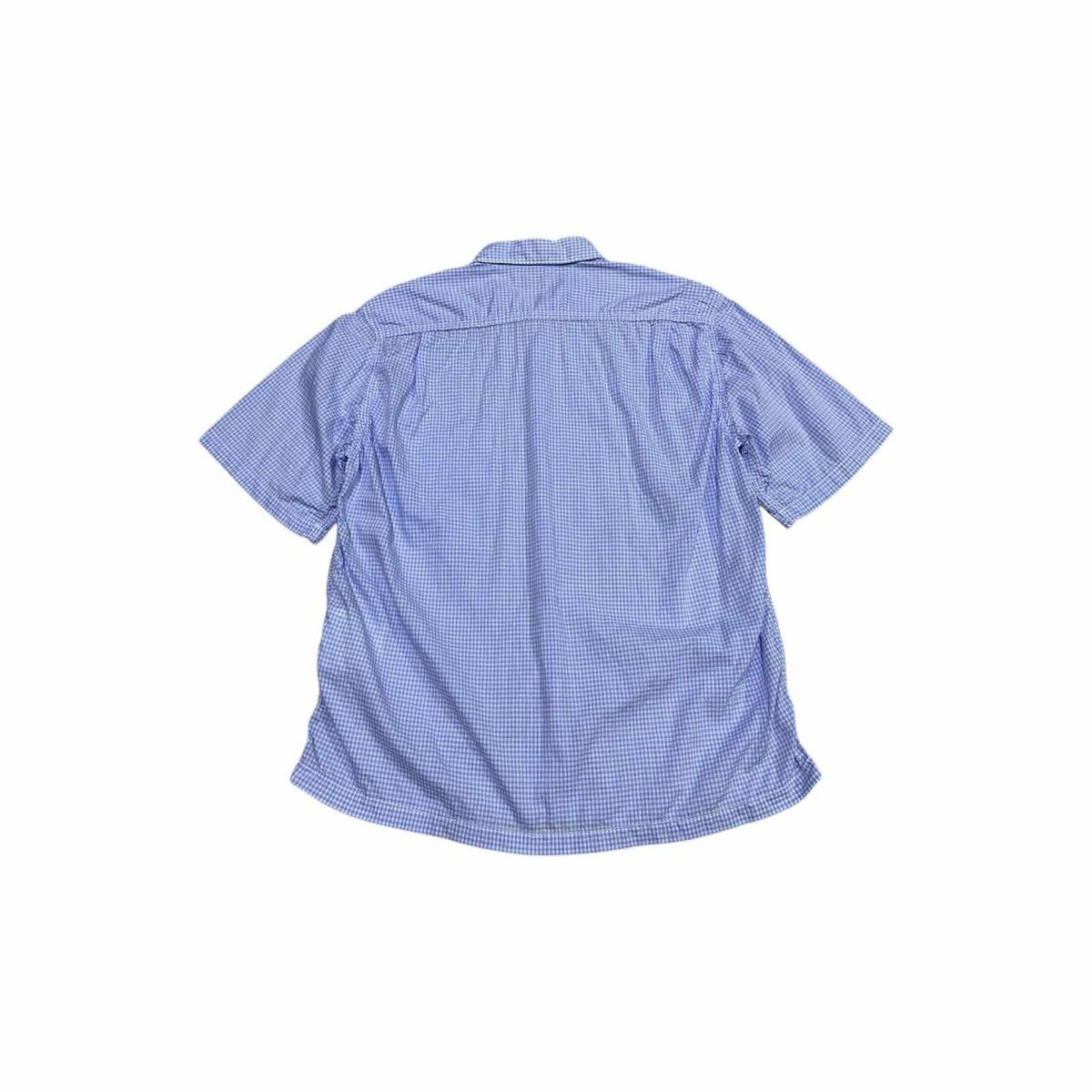 Comme des Garcons Homme 🔥Archived 2003 Vintage CDG Homme Check Shirt Wrinkled Stitch Size US M / EU 48-50 / 2 - 7 Thumbnail