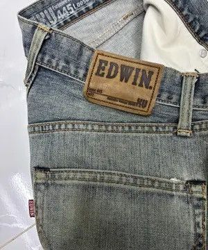 Edwin 🔥EDWIN 445 BAGGY LOOSE FIT FADE DENIM JEANS Size US 30 / EU 46 - 9 Thumbnail