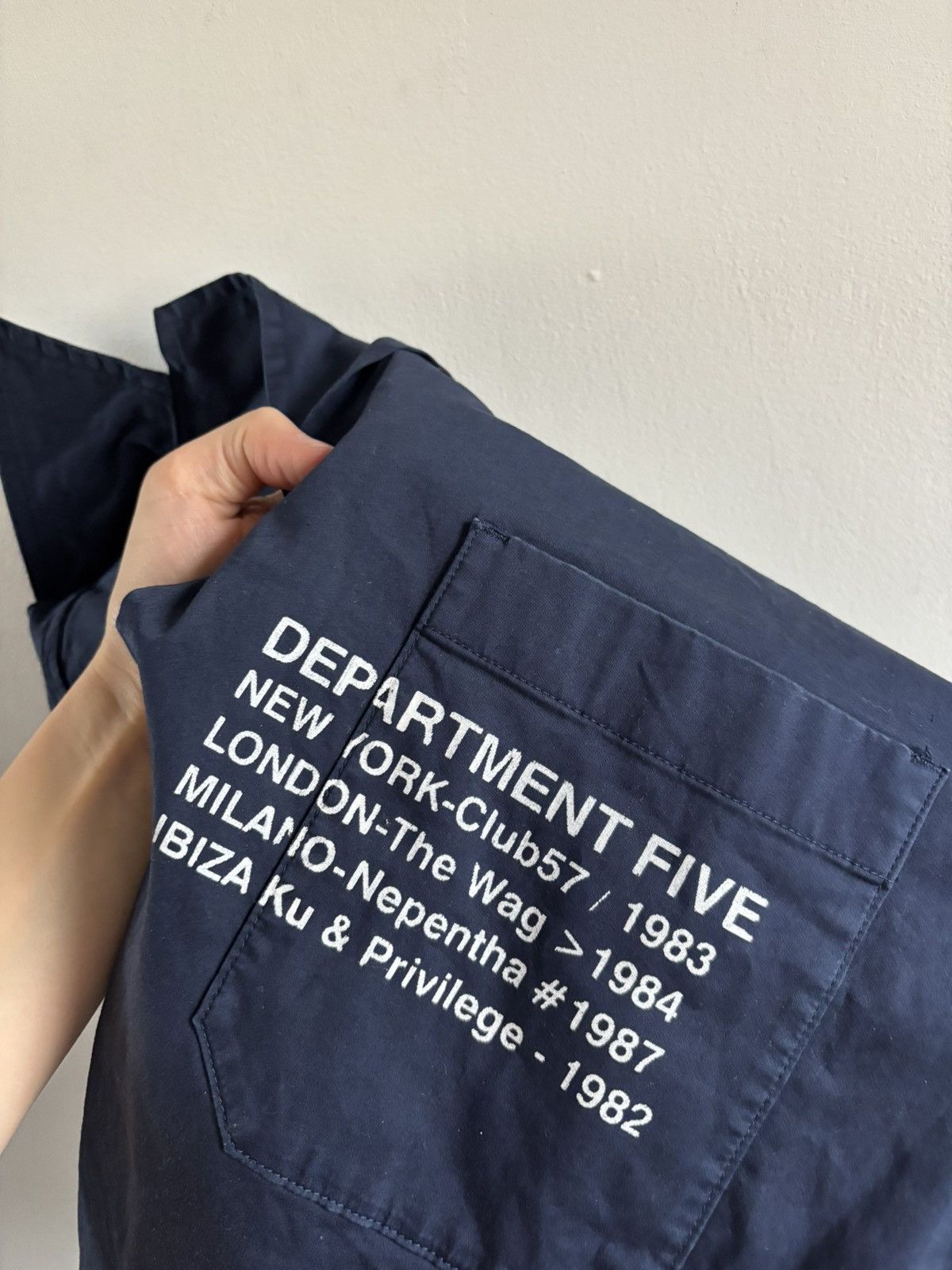 DEPARTMENT5 Vintage Department 5 boxy shirt navy blue Size US S / EU 44-46 / 1 - 7 Thumbnail