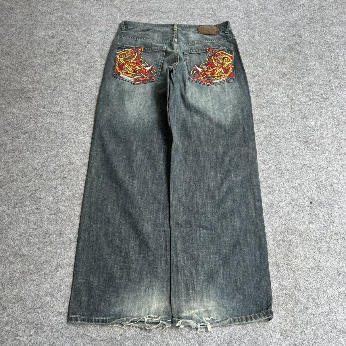 Ecko Unltd. x JNCO x Snoop Dogg デニム　古着 90〜00s ECKO UNLTD.co. denim baggy pants | 古着屋 grin days