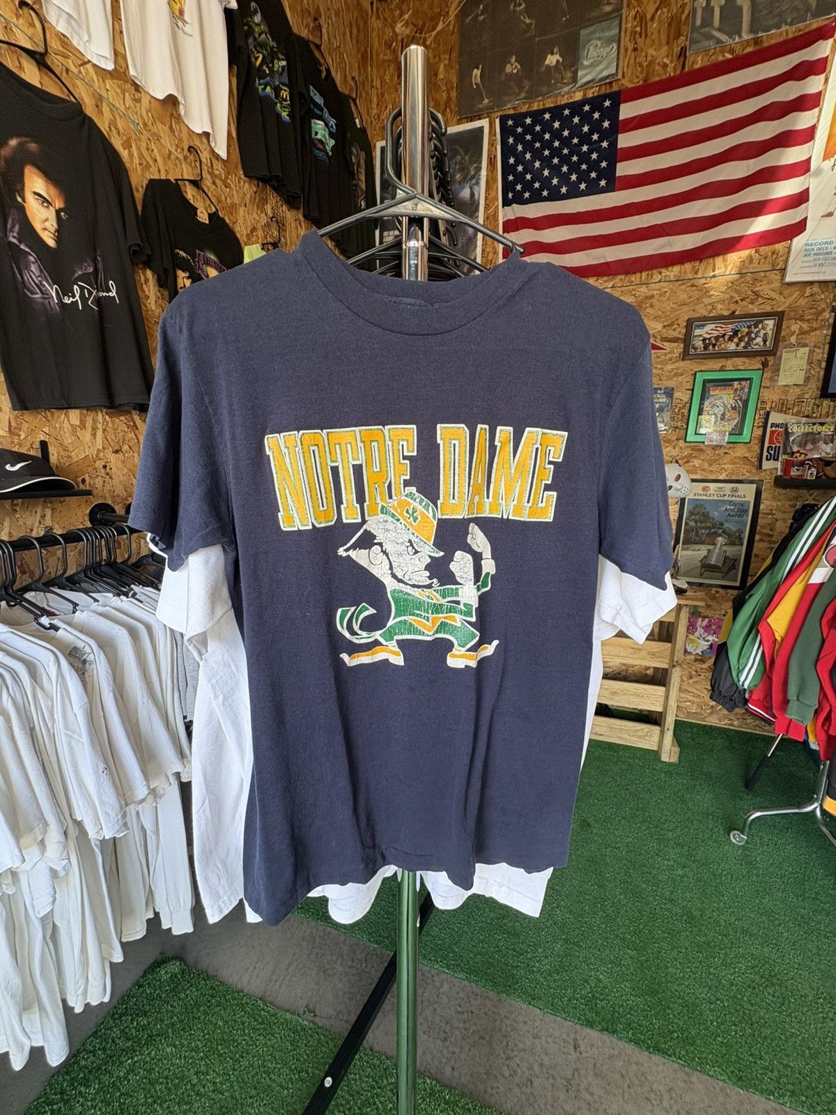 Champion 1980's Notre Dame Champion T-Shirt Size US L / EU 52-54 / 3 - 1 Thumbnail