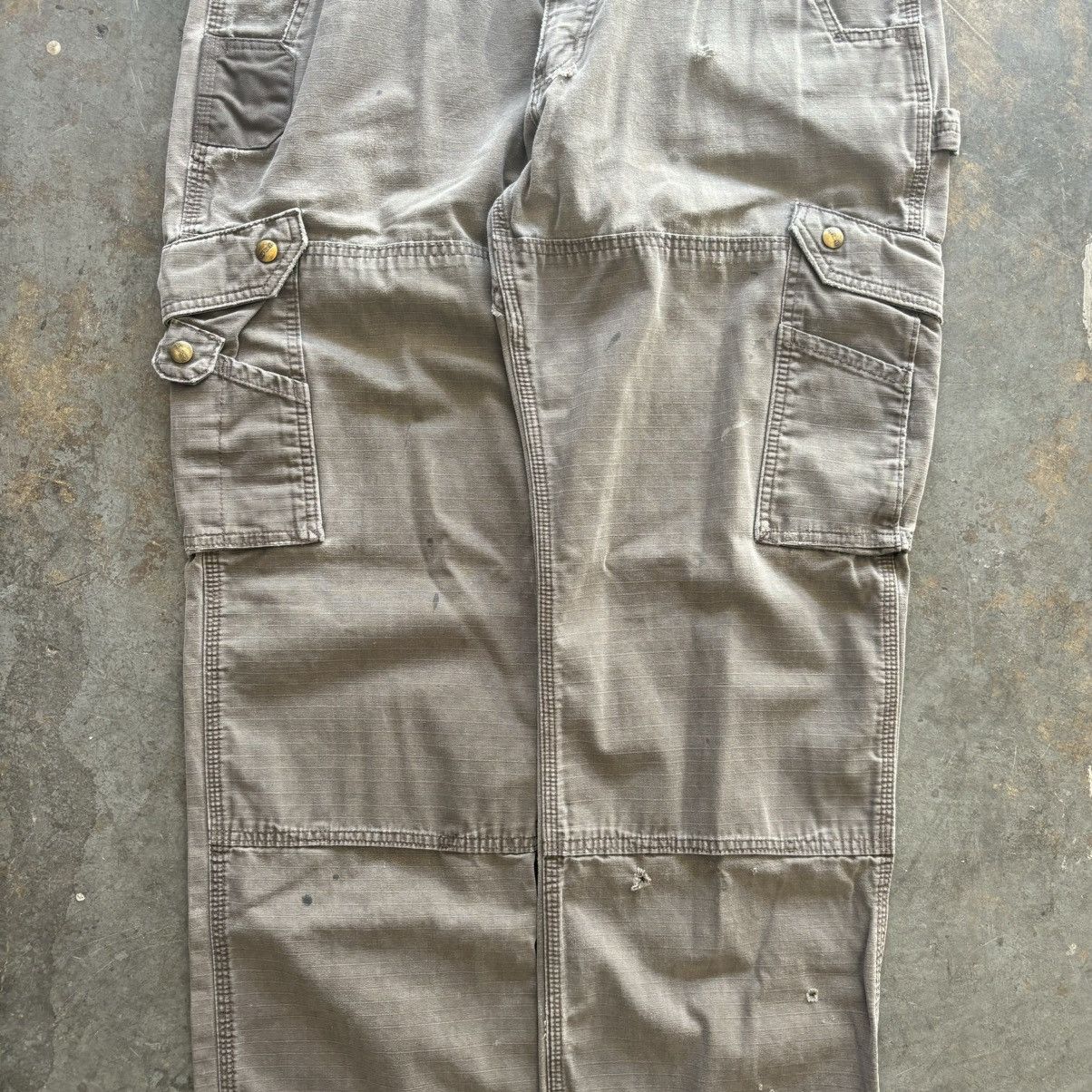 Carhartt × Carhartt Wip × Vintage 90s Carhartt Double Knee Cargo Pants Size US 36 / EU 52 - 3 Thumbnail