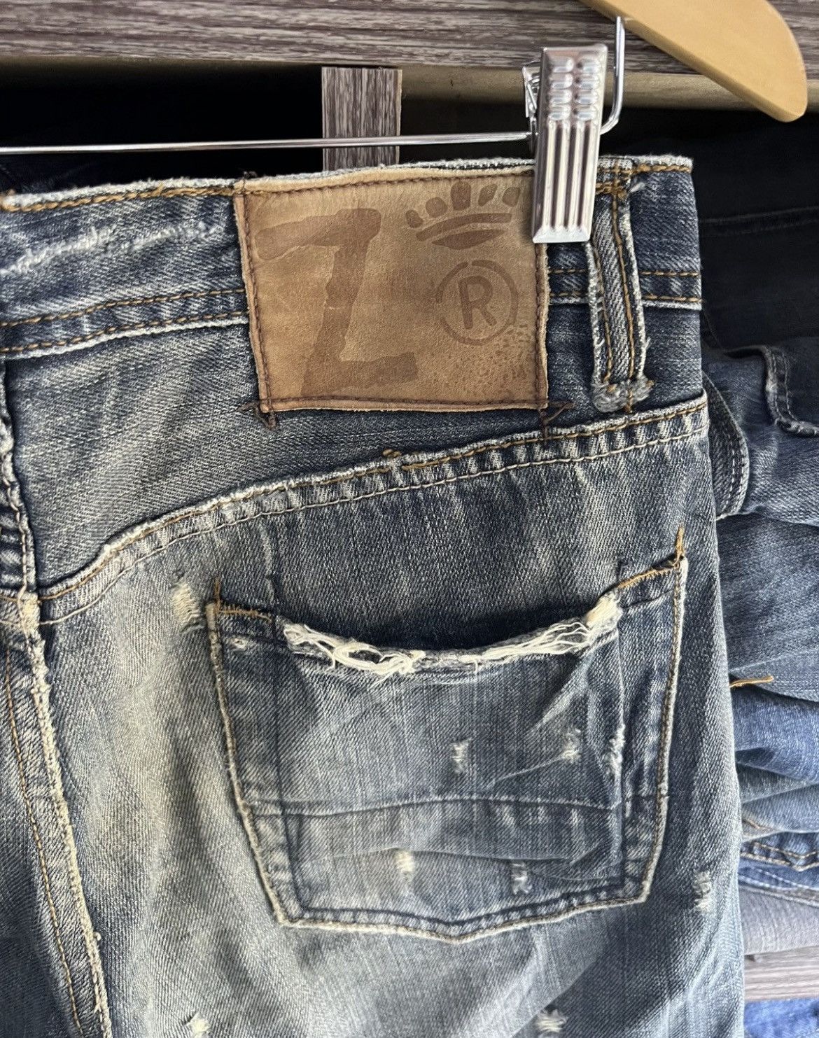 Z Brand 🔥Vintage Z Brand Distressed Denim Size US 31 - 15 Thumbnail