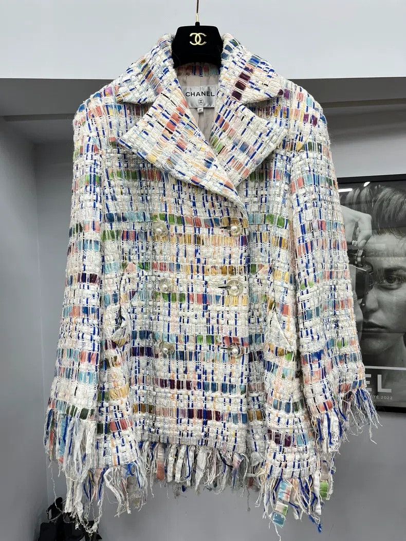 Chanel Chanel Waterfall series woven tassel coat Size XS / US 0-2 / IT 36-38 - 1 Thumbnail