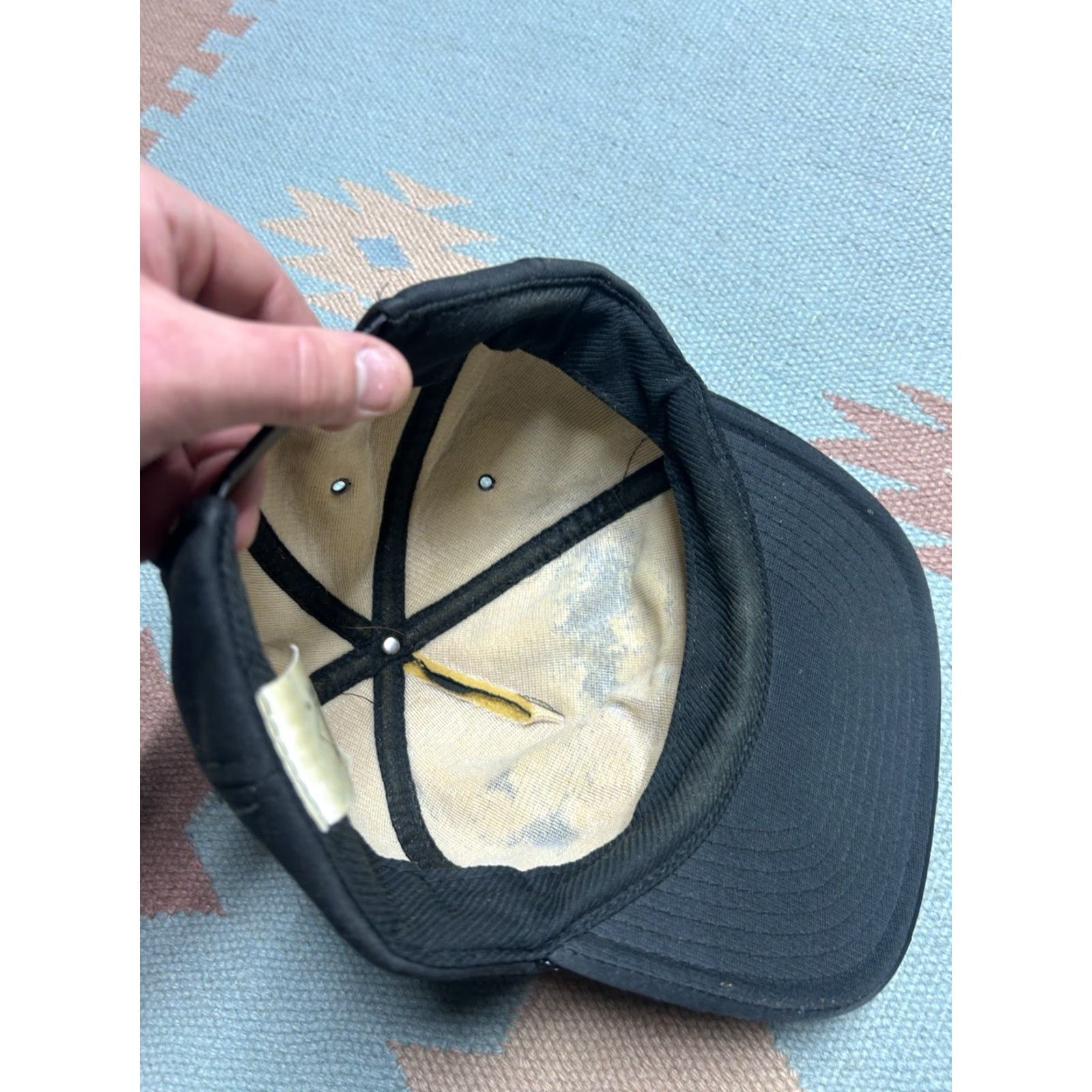 GAS VINTAGE GAS SnapBack Hat Cap Valley Petroleum Michigan Oil Gas Black Gold Adjustable Men Size ONE SIZE - 6 Thumbnail
