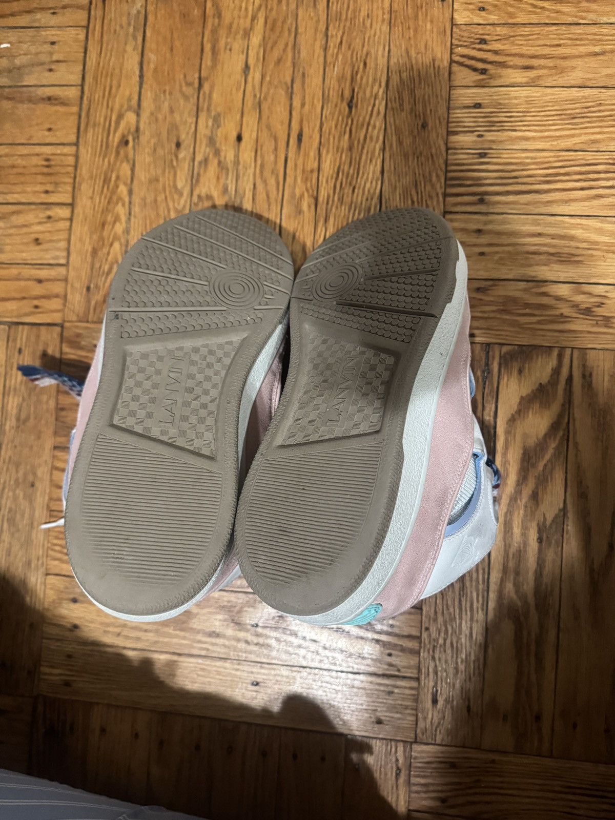 Lanvin Lanvin curb sneaker white pink Size US 11 / EU 44 - 5 Thumbnail