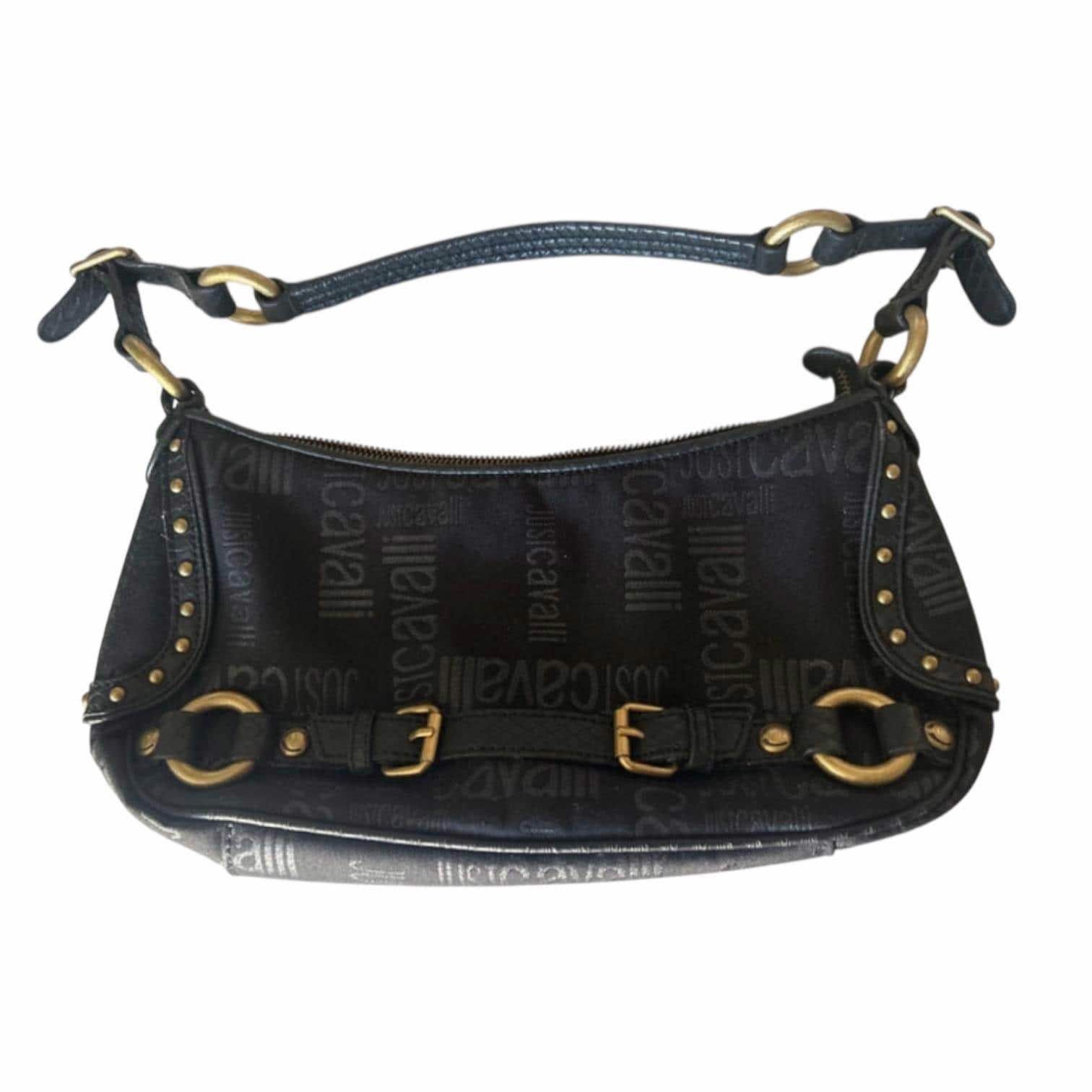 Roberto Cavalli The Cavalli Monogram Belted Mini Bag Size ONE SIZE - 1 Thumbnail