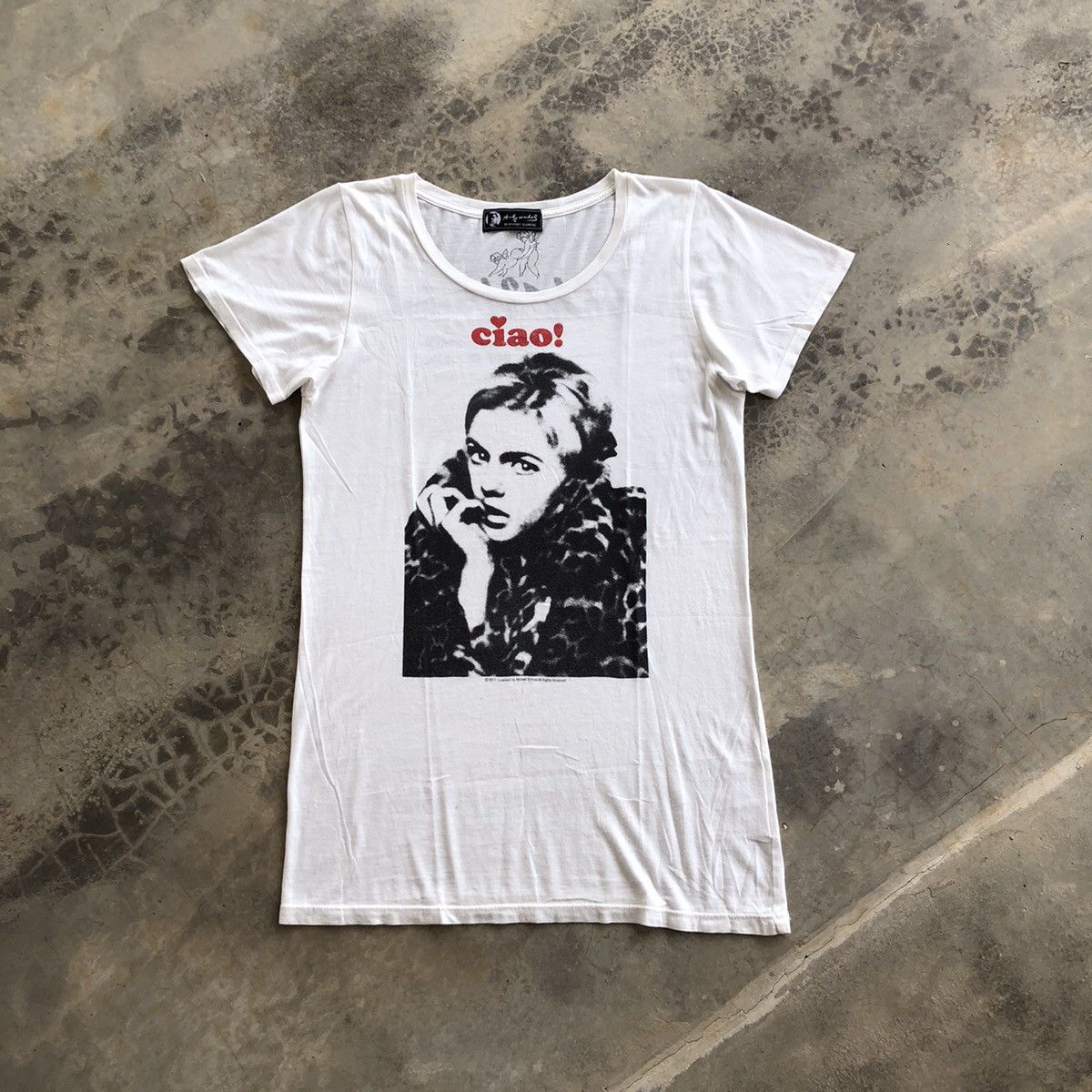 Image of Andy Warhol Chiao Printed T-Shirt in White, Women's