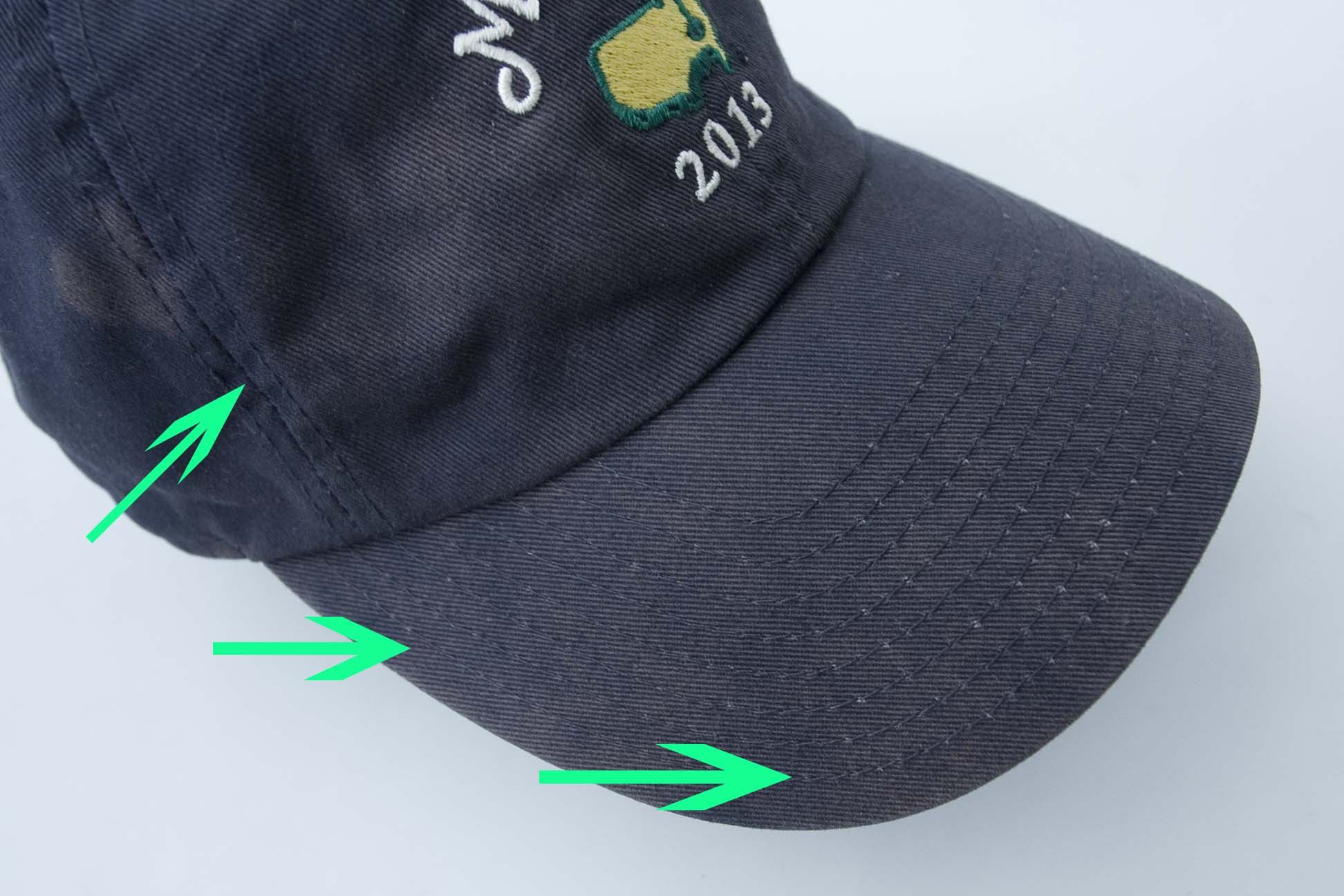 American Needle Masters Golf 2013 American Needle Cap Hat w/Stain Size ONE SIZE - 2 Thumbnail