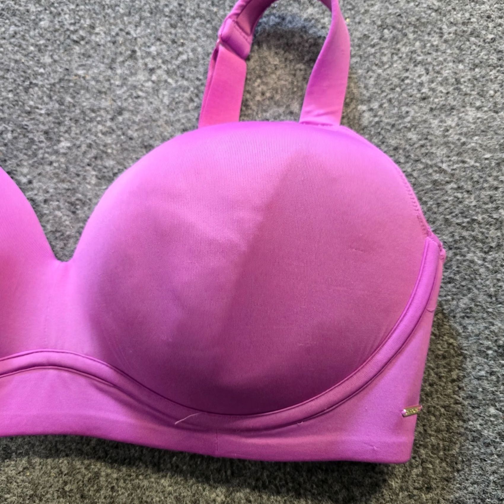 Pinko Cacique Bra Womens 40DDD Pink Lightly Lined No Wire Lane Bryant Classic Comfort Shirt Womens 40DDD Pink Lightly Lined Wireless Back Closure Hook & Eye Size ONE SIZE - 2 Thumbnail