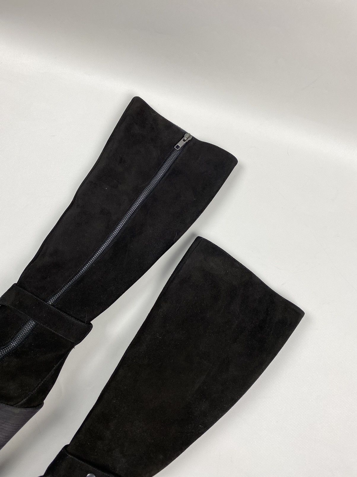 Ann Demeulemeester Ann Demeulemeester heeled over the knee suede boots shoes Size US 9 / IT 39 - 2 Thumbnail