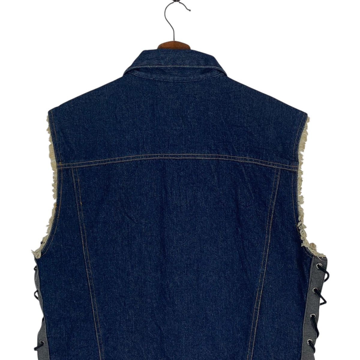 Kadoya VINTAGE KADOYA DENIM SLEEVELESS JACKET Size US L / EU 52-54 / 3 - 8 Thumbnail