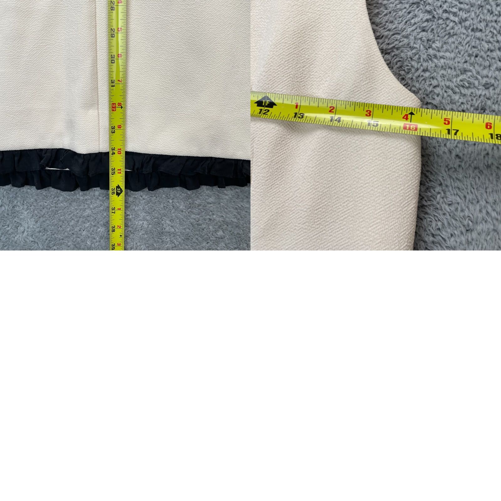 J.Crew J.CREW Dress Womens 6 Beige Shift Sleeveless Zip Lined Textured Round Neck Casual Party/Cocktail Size M / US 6-8 / IT 42-44 - 8 Thumbnail
