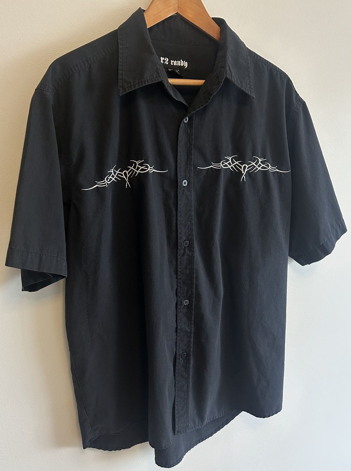 Other Vintage 90s Y2K Embroidered Tribal R2 Randy River Button Up Size US L / EU 52-54 / 3 - 2 Thumbnail
