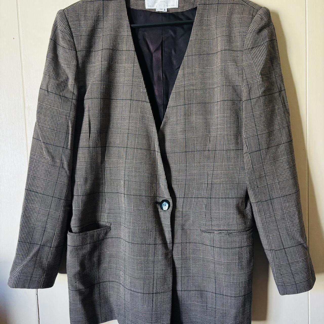 Christian Dior Monsieur Vintage Christian Dior Women's Brown Suit Tailored-jacket Size L / US 10 / IT 46 - 1 Thumbnail