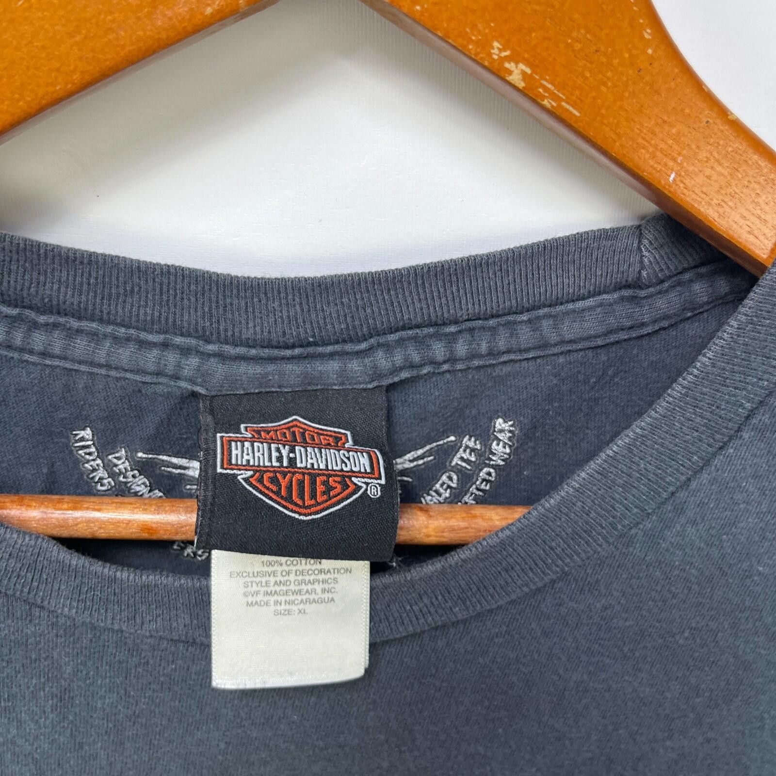 Harley Davidson Vintage Harley Davidson Faded Pocket T Shirt XL Size US XL / EU 56 / 4 - 4 Thumbnail