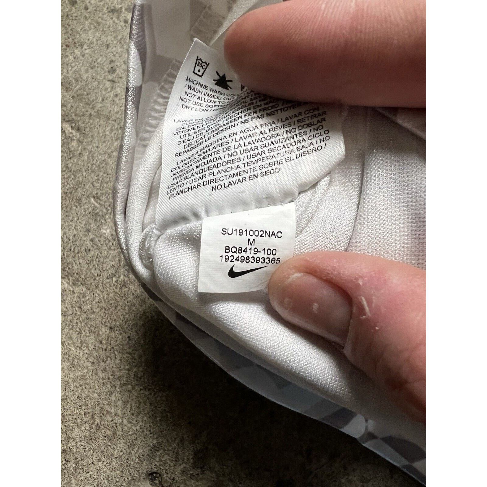 Nike Nike Sportswear Womens Soccer Jersey Dress White Grey Size M Size M / US 6-8 / IT 42-44 - 6 Thumbnail