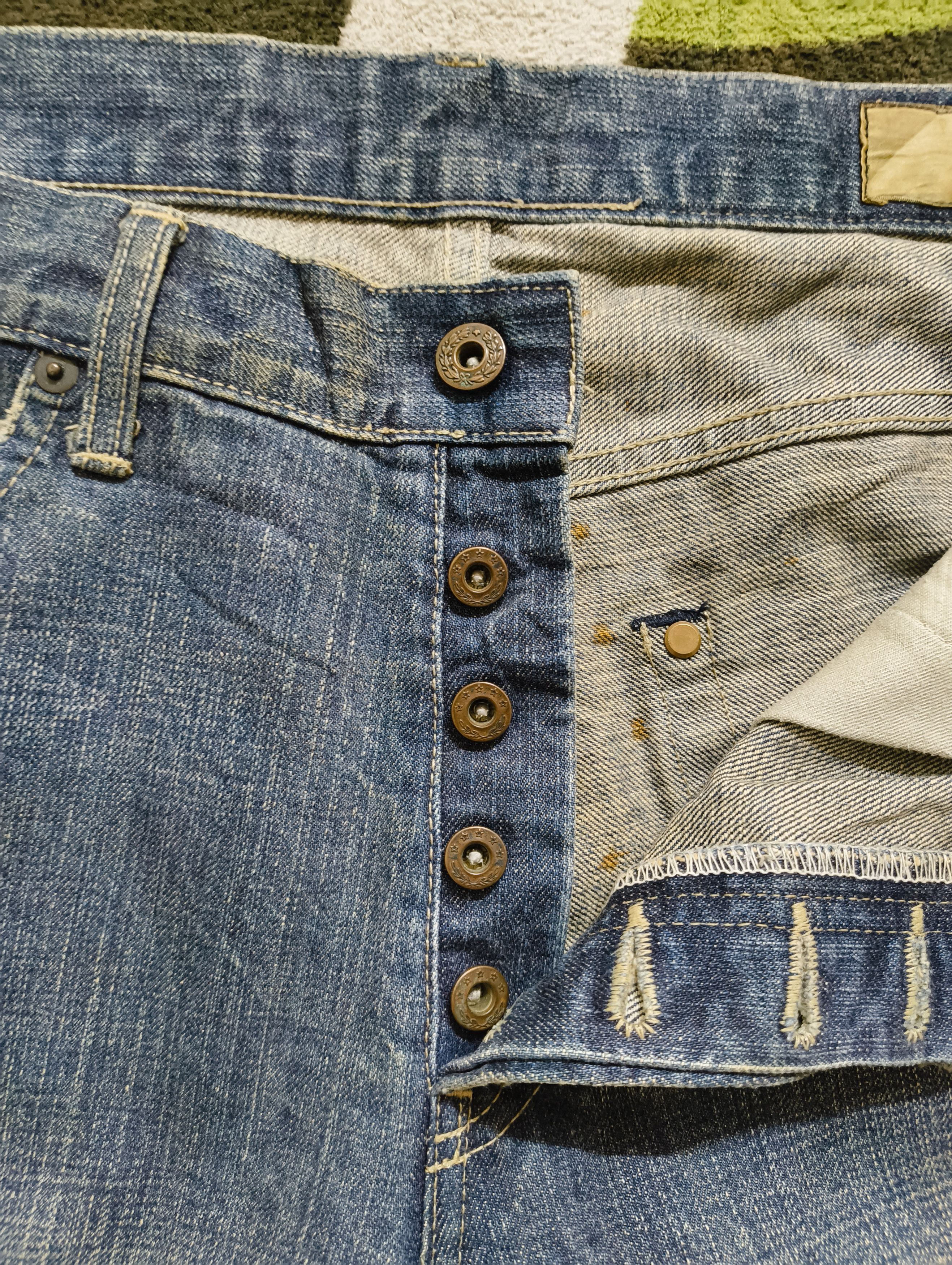 Japanese Brand VINTAGE GLAMB JAPAN DENIM DISTRESSED JEANS Size US 34 / EU 50 - 7 Thumbnail