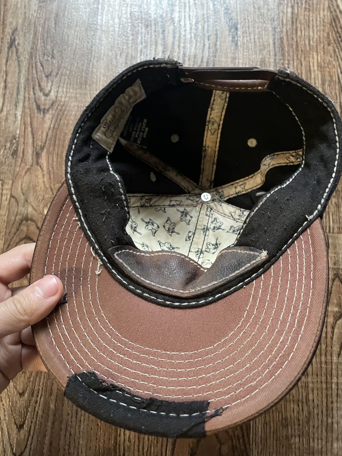 True Religion TRUE RELIGION Cap Distressed Style x Rare x Leather Size ONE SIZE - 4 Thumbnail