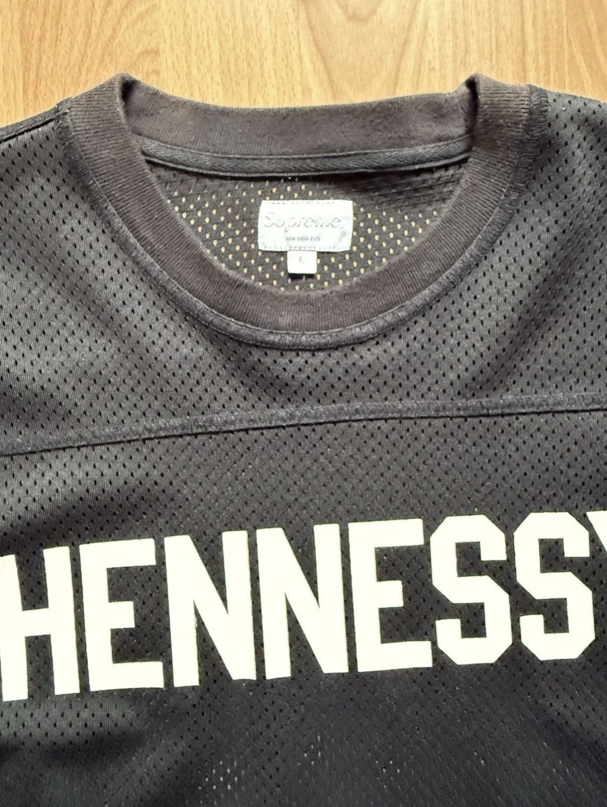 Supreme Supreme 2011 Hennessy Football Jersey Mesh Black L Prodigy Size US L / EU 52-54 / 3 - 6 Thumbnail