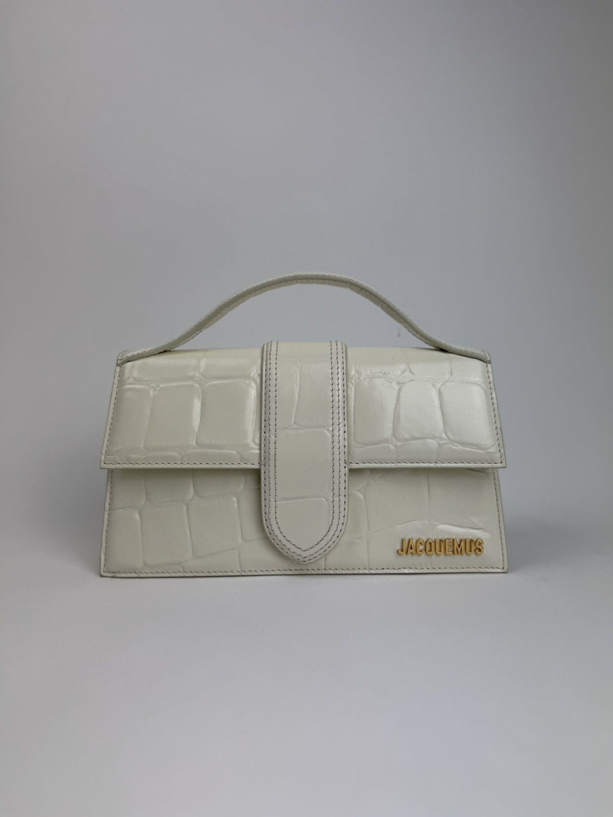 Jacquemus Jacquemus le Grand Bambino Croco Size ONE SIZE - 12 Thumbnail