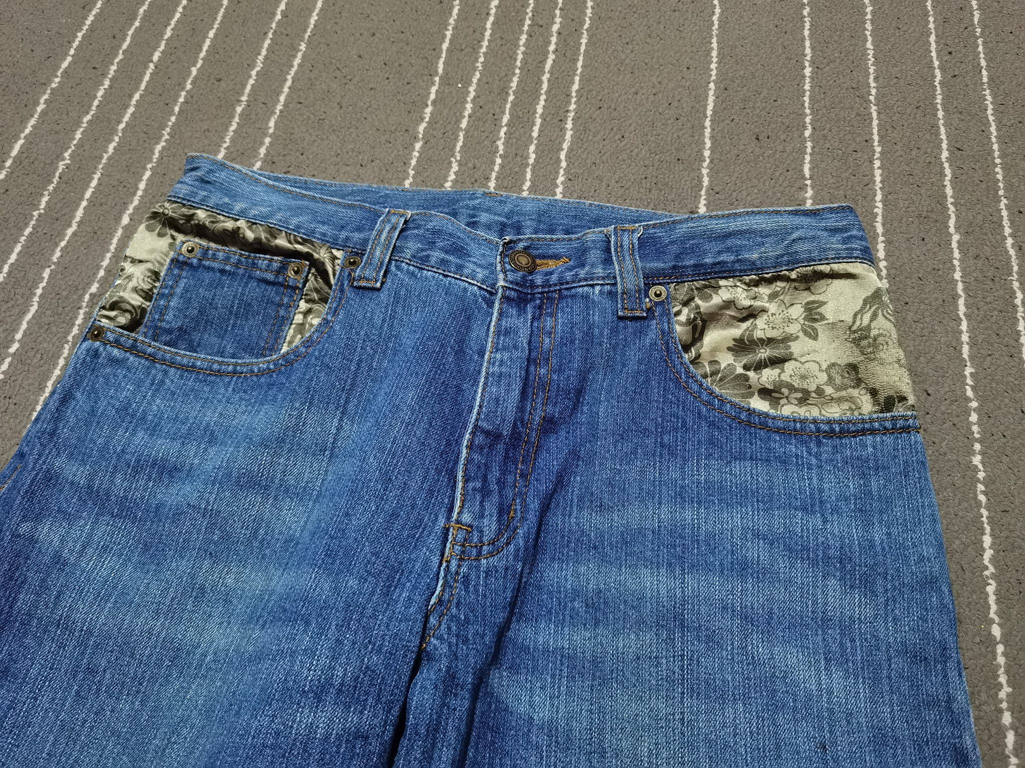 Japanese Brand Japanese raijin and fujin denim w32 2122 Size US 32 / EU 48 - 9 Thumbnail