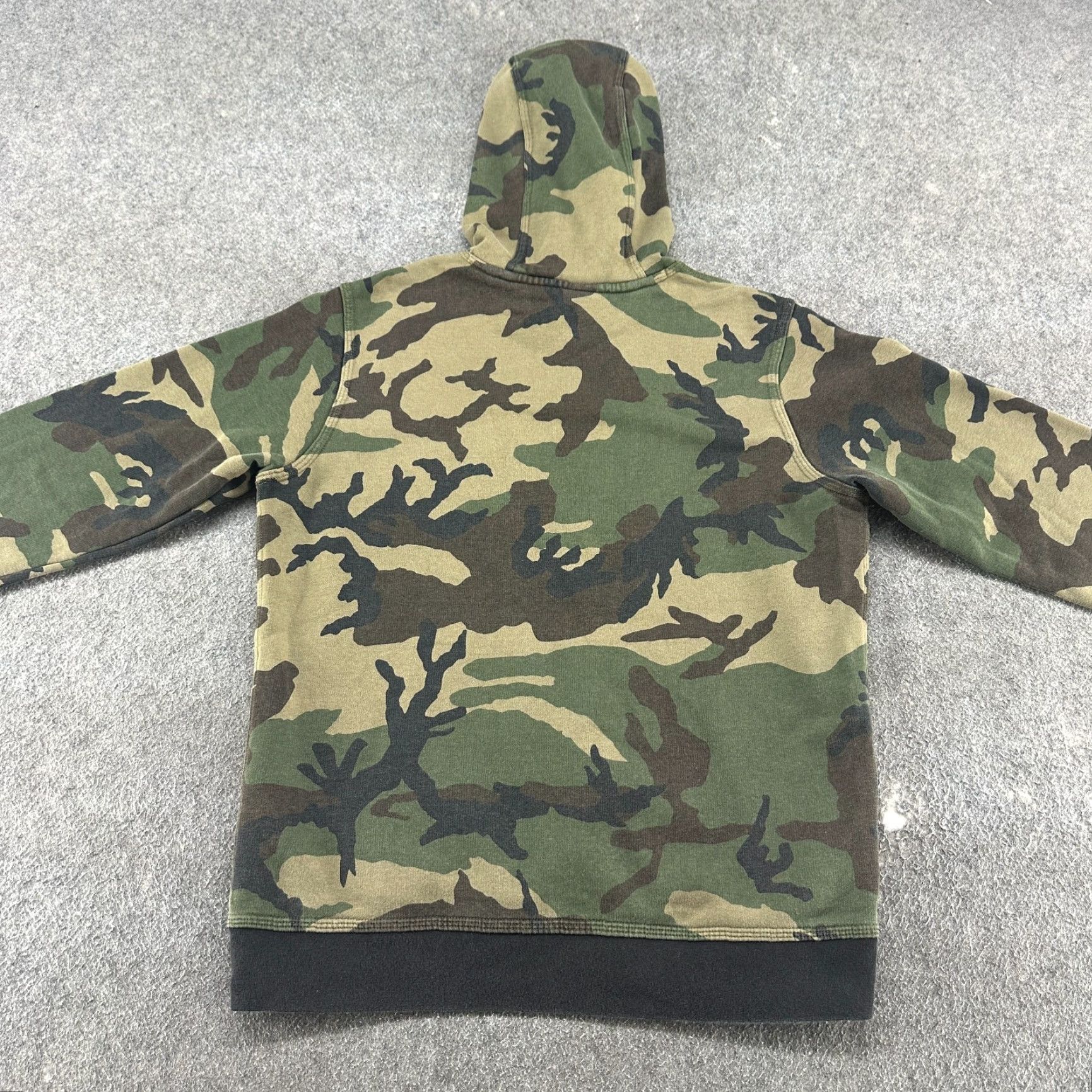 Nike Nike Hoodie Mens M Camouflage Pullover Sweatshirt Fleece 1/4 Zip Lined Army Colorful Woodland Club Fleece Size US M / EU 48-50 / 2 - 6 Thumbnail