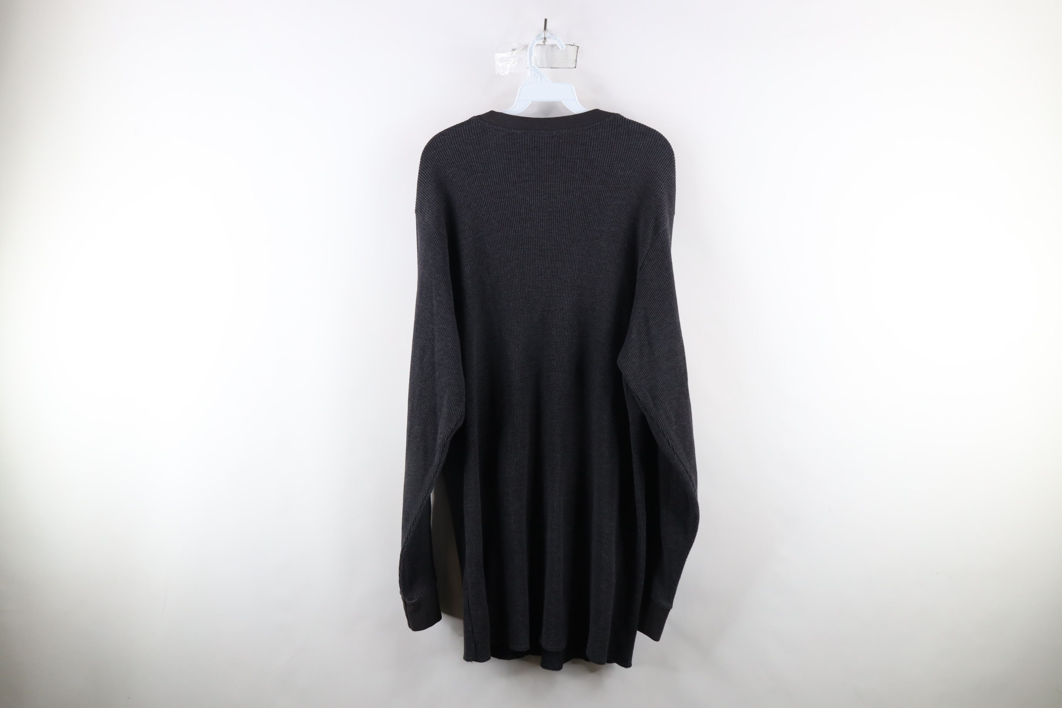 Vintage Vintage 90s Streetwear Waffle Knit Long Sleeve T-Shirt Size US XXL / EU 58 / 5 - 5 Thumbnail