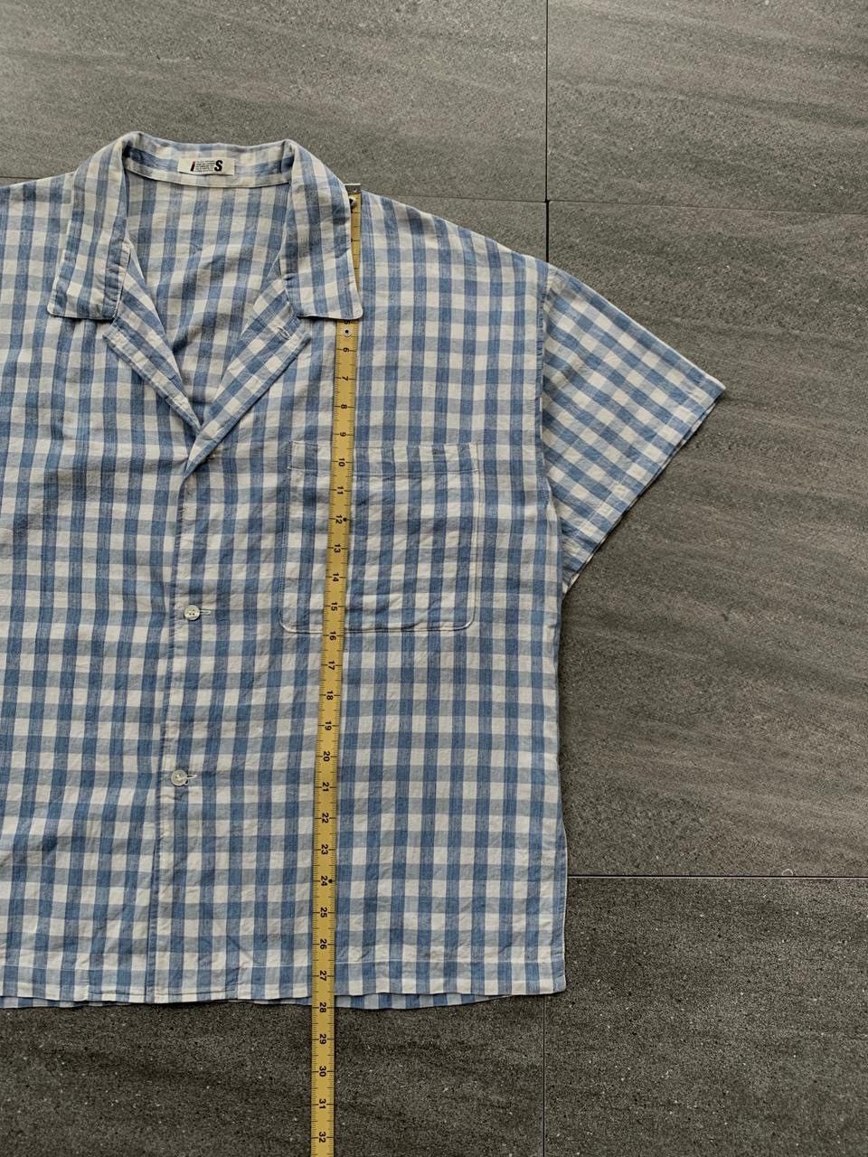 Issey Miyake FREE TAX! Gingham Check Wide Shirt Size US M / EU 48-50 / 2 - 13 Thumbnail