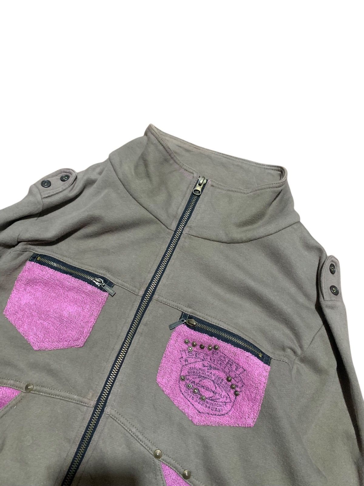 Japanese Brand Monte Milano studded patch ifsixwasnine style jacket Size US M / EU 48-50 / 2 - 4 Thumbnail