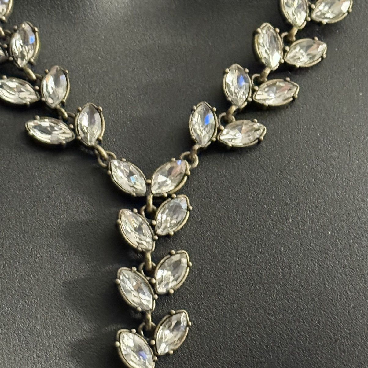 Other BaubleBar gold tone rhinestone vine Y necklace Size ONE SIZE - 5 Thumbnail