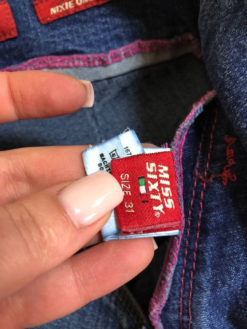 Miss Sixty Vintage Y2K Miss Sixty Retro Hippie Wide leg Denim jeans Size 31" - 3 Thumbnail