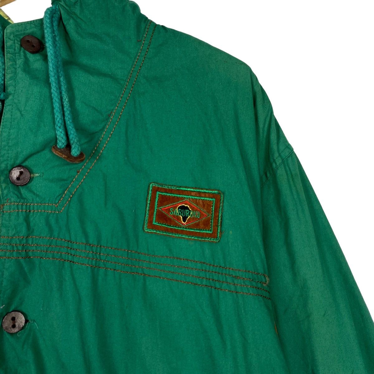Japanese Brand SABUROKU PJP CLUB PARKA HOODIE JACKET Size US L / EU 52-54 / 3 - 6 Thumbnail