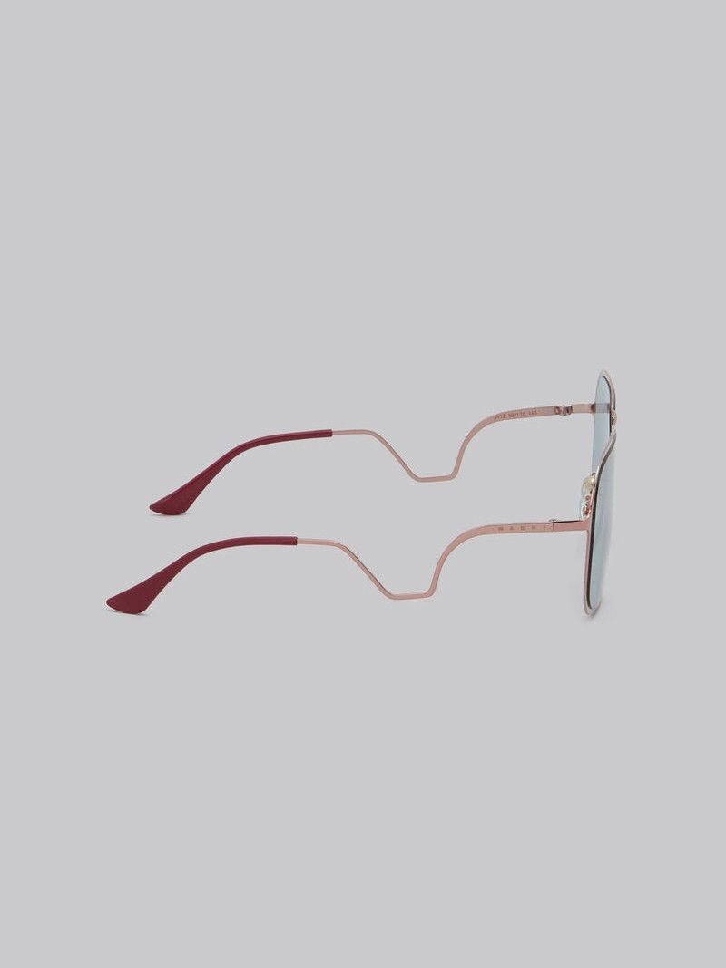 Marni o1w1db11125 Size :OS /Square Frame Sunglasses in Light Blue Size ONE SIZE - 3 Thumbnail