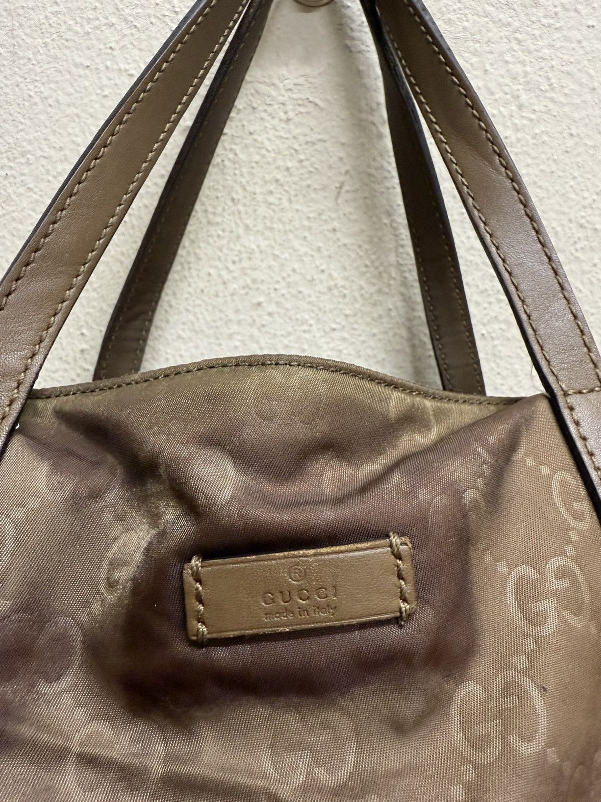 Gucci Gucci Monogram Nylon Tote Bag Size ONE SIZE - 18 Thumbnail