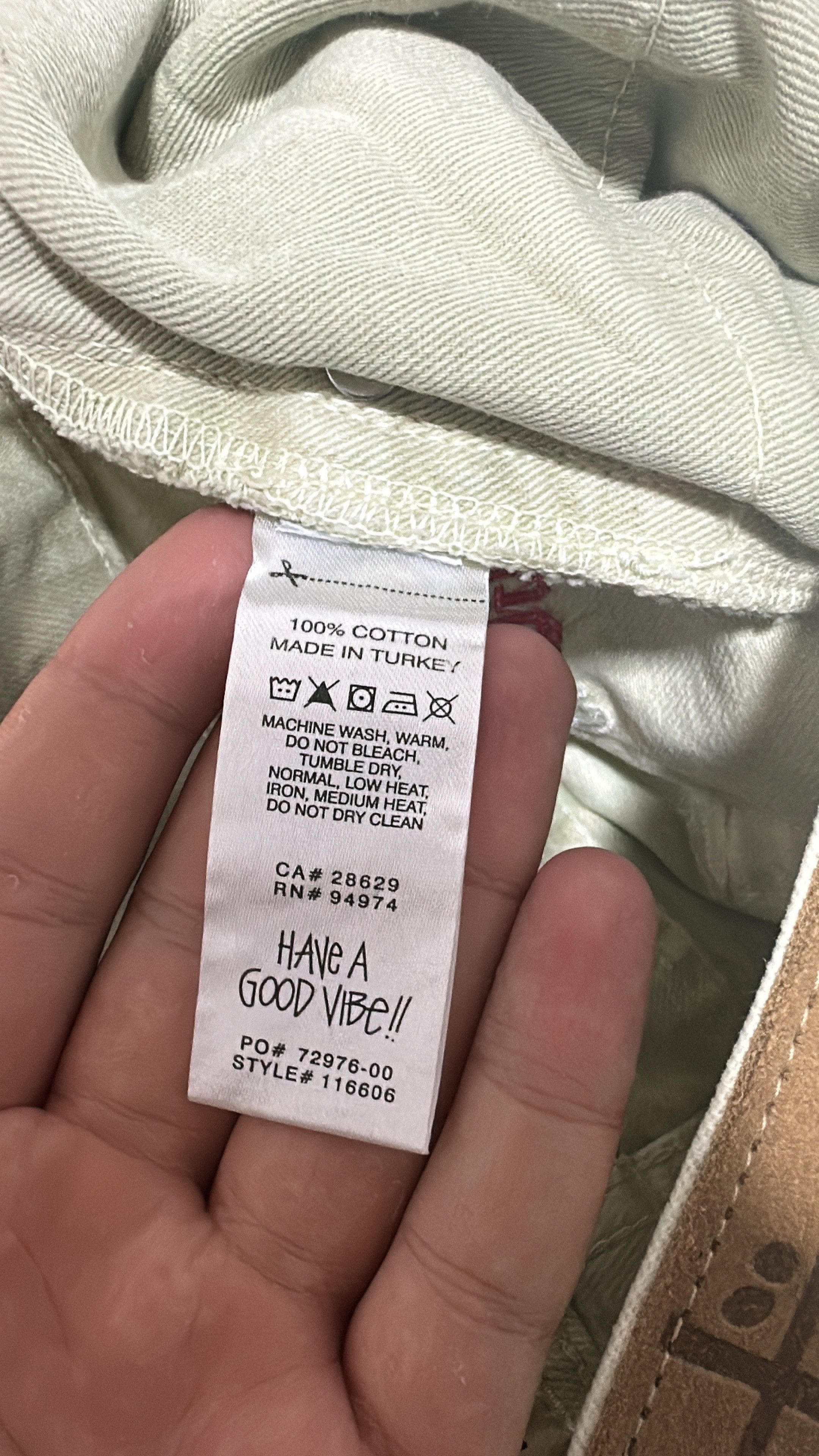 Stussy Stussy Big Ol Jean Cream Size 28 Size US 28 / EU 44 - 6 Thumbnail