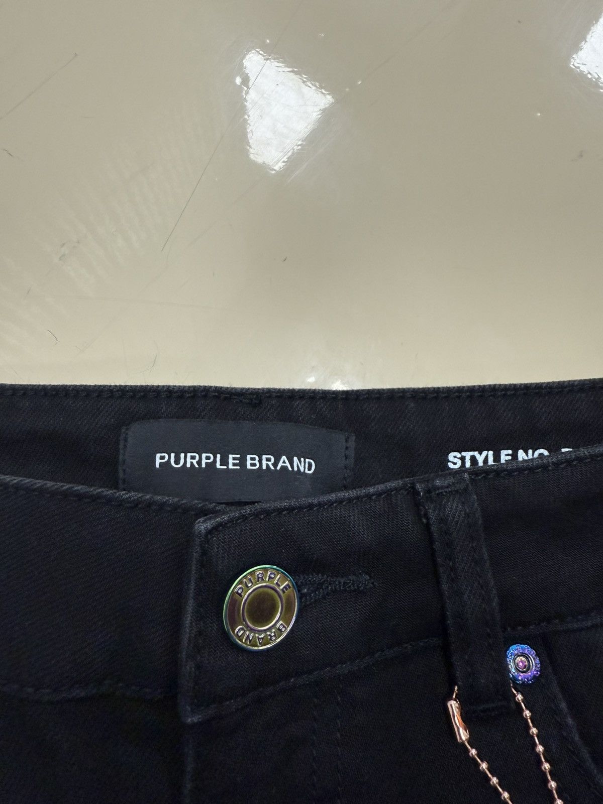 Other Purple Brand Slim Crop Rinse Black Jeans Size 26" / US 2 / IT 38 - 5 Thumbnail